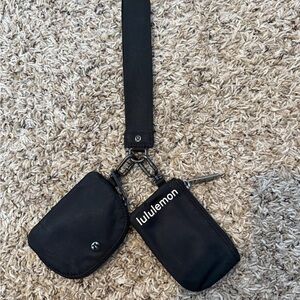lululemon Black Wristlet Clutch Duo